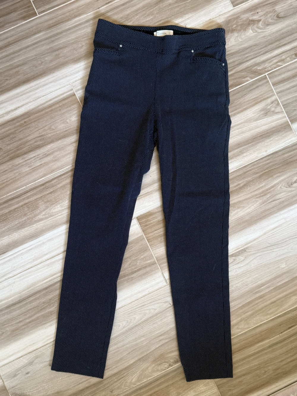 89th & Madison Navy Skinny Ponte Jeans